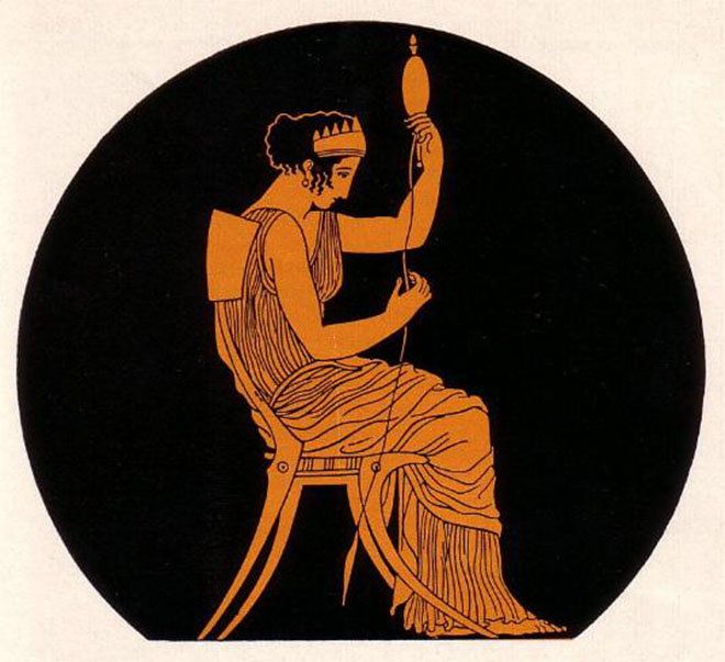 Immagine di Penelope da ceramica attica a figure rosse