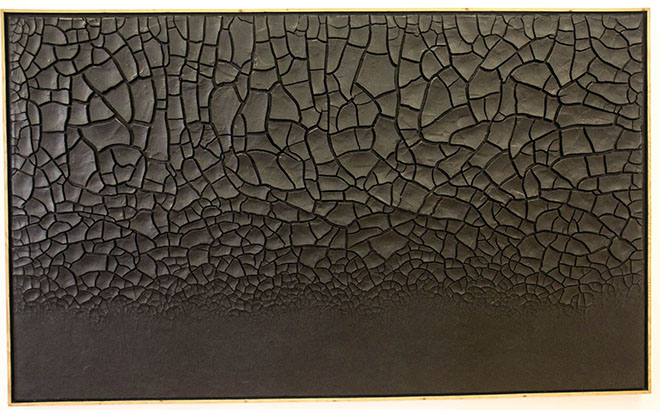 Alberto Burri, Grande cretto nero, 1977