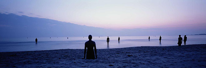 Anthony Gormley, "Another place", Crosby Beach UK, 1997