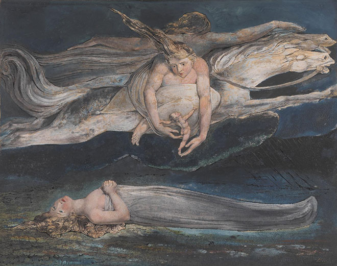 William Blake, "Pity", 1795, London, Tate Gallery